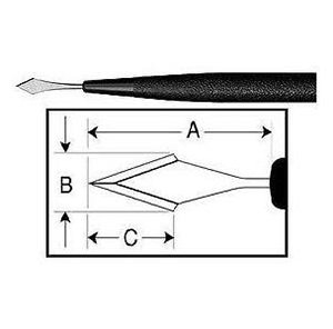 Slit Blades, angled, bevel up, 2.85 mm